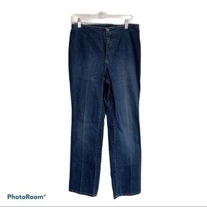 A.M.I. High Waisted Denim Jeans W/Silver Buttons‎